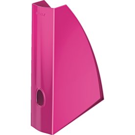Leitz WOW Tidskiftssamlare, A4, Rosa