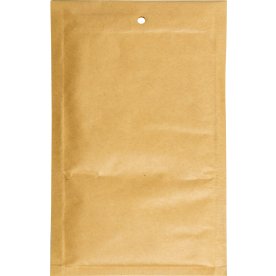 Airpro bubbelkuvert, 140x225 mm, brun