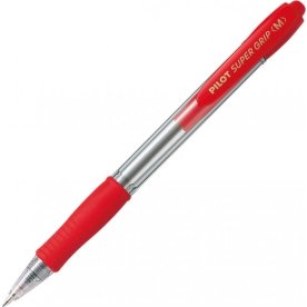 Pilot Super Grip kulspetspenna | M | röd