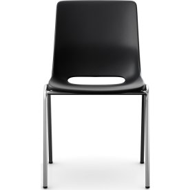 Ana stol utan stoppning, Grafit / Silvermetallic