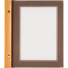 Securit Wood Menypärm | A5 | Brun