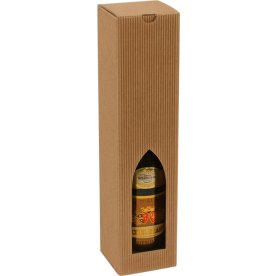 Vinlåda, 1 flaska, Brun