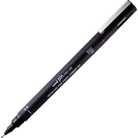 Uni Pin Fineliner | 0,5 mm | Svart