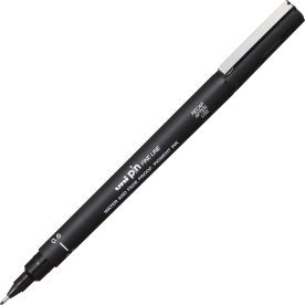 Uni Pin Fineliner | 0,6 mm | Svart