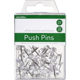 Office Push Pins | Transparenta | 25 st