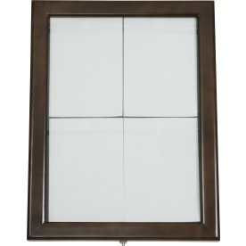 Securit informationsdisplay A4, Mörkbrun