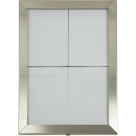 Informationsdisplay Securit 4xA4 Rostfritt stål