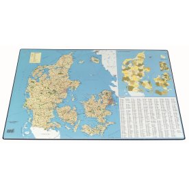 Bantex skrivunderlägg 44 x 63 mm, Danmarkskarta