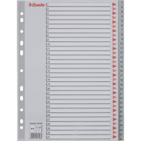 Register Esselte A4 1-31 Plast Grå