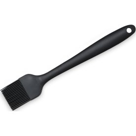 Bakpensel i silikon, 26 cm, Svart