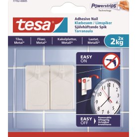 tesa självhäftande spikar | Kakel & metall | <2 kg