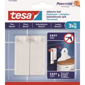 tesa självhäftande spikar | Kakel & metall | <3 kg