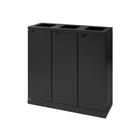 Bica 868 Avfallsstation, 3 x 65 l, Svart