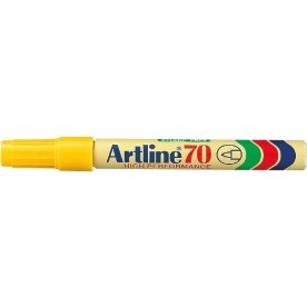 Permanent märkpenna Artline 70 Gul