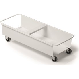 Durabin transportvagn 2x40 l | Vit