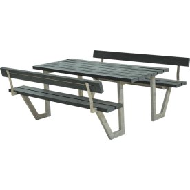Plus Wega bänkset med ryggstöd, ReTex, 177 cm