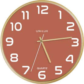 Väggklocka Unilux Baltic Ø30,5 cm Röd