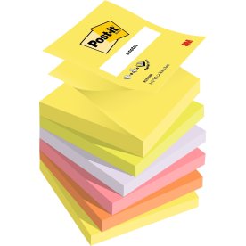 Post-it Z-notes 76x76 mm, neon regnbåge
