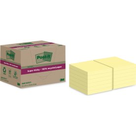 Post-it Super Sticky Notes | Rec. | Gul | 76x76 mm
