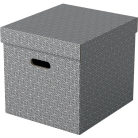 Esselte Home Box | Cube | Grå | 3 st.