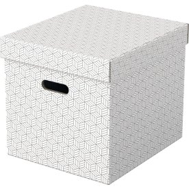 Esselte Home Box | Cube | Vit | 3 st.