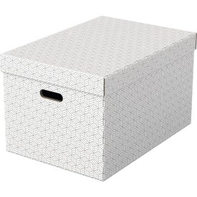 Esselte Home Box | Large | Vit | 3 st.