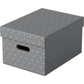 Esselte Home Box | Medium | Grå | 3 st.
