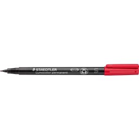 Staedtler Lumocolor 313 S märkpenna, permanent, rö