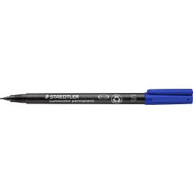 Staedtler Lumocolor 313 S märkpenna, permanent, bl