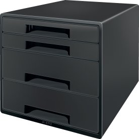 Leitz Recycle lådskåp | 4 lådor | Svart
