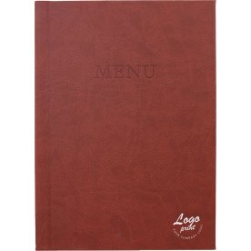 Meny | A4 | Eget tryck | Brun