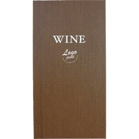 Vinlista | A4/5 | Eget tryck | Kastanj