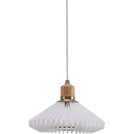 Paris pendellampa | Ø24 cm | Vit / Vit
