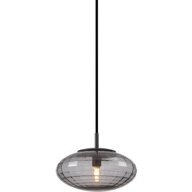 Mesh pendellampa | Ø20 cm | Rökgrå