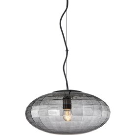 Mesh pendellampa | Ø36 cm | Rökgrå