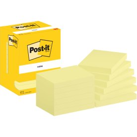 Post-it memoblock 76x102 mm, gul