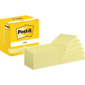 Post-it memoblock 76x127 mm, gul