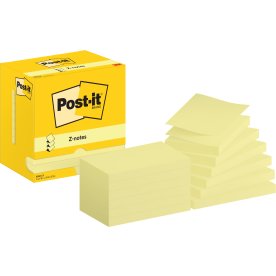 Post-it Z-notes 76x127 mm, gul