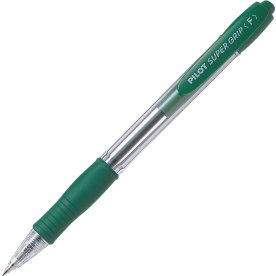 Pilot Super Grip kulspetspenna | F | Grön