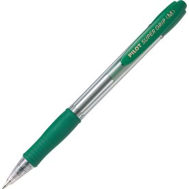 Pilot Super Grip kulspetspenna | M | Grön