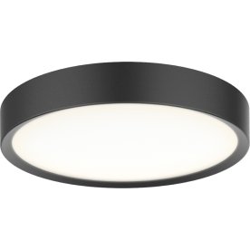 Universal LED-plafond | Ø28 cm | 12W | Svart