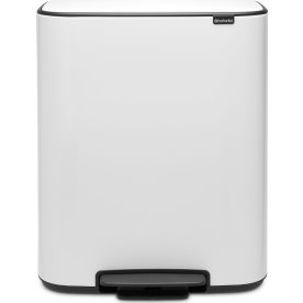 Brabantia BO pedalhink | 2 x 30 l | Vit