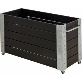 Plus Cubic Blomlåda 120x50x70 cm, Svart
