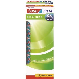 tesa ecoLogo kontorstejp | 19 mm x 33 m | 8 rullar