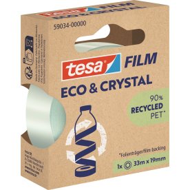 tesa Eco & Crystal kontorstejp | 19 mm x 33 m