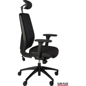 Sun-Flex Officechair HB kontorsstol, svart