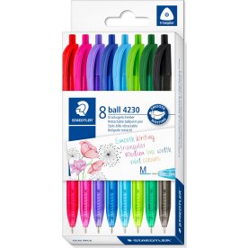 Staedtler 4230 Kulspetspenna | M | 8 färger