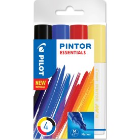 Pilot Pintor märkpenna | M | Essentials | 4 färger