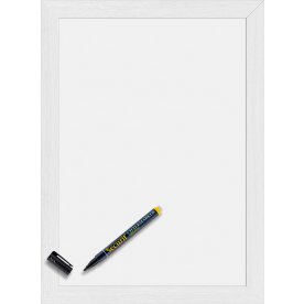 Securit Woody Griffeltavla, 40x30 cm, vit