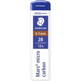 Staedtler Mars Micro 250 Stift, 2B, 0,5 mm, 12 st